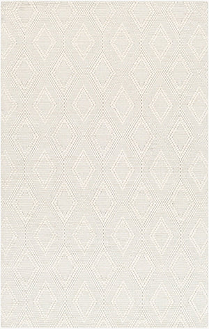 Livabliss Empoli Handwoven Wool Blend Area Rug Artisan Crafted Earthy Cottage Accent Cream, Black 2' x 3' EPO2313-23