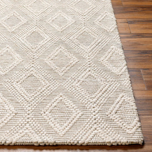 Livabliss Empoli Handwoven Wool Blend Artisan Accent Rug Earthy Cottage Warmth for Any Room Beige, Black 8' x 10' EPO2314-810