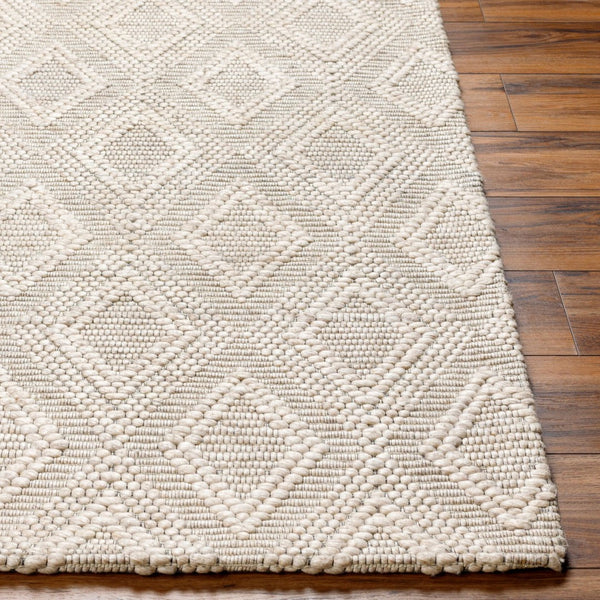 Livabliss Empoli Handwoven Wool Blend Artisan Accent Rug Earthy Cottage Warmth for Any Room Beige, Black 8' x 10' EPO2314-810