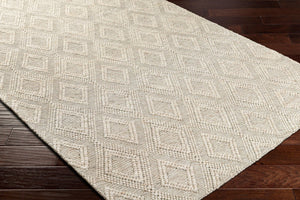 Livabliss Empoli Handwoven Wool Blend Artisan Accent Rug Earthy Cottage Warmth for Any Room Beige, Black 8' x 10' EPO2314-810