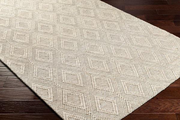 Livabliss Empoli Handwoven Wool Blend Artisan Accent Rug Earthy Cottage Warmth for Any Room Beige, Black 8' x 10' EPO2314-810