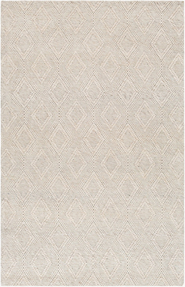 Livabliss Empoli Handwoven Wool Blend Artisan Accent Rug Earthy Cottage Warmth for Any Room Beige, Black 8' x 10' EPO2314-810