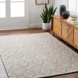 Empoli EPO-2314 9' x 12' Handmade Rug EPO2314-912  Beige, Black Surya