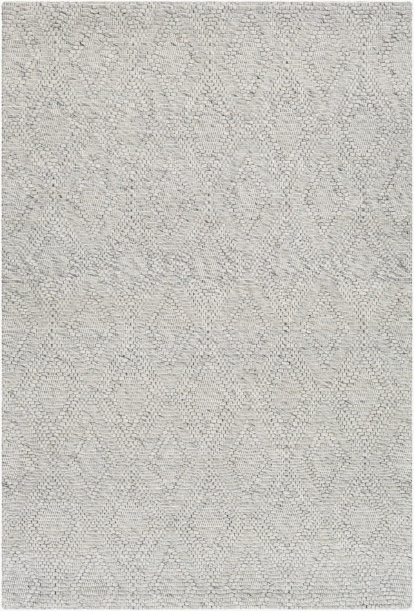 Livabliss Empoli Handwoven Wool Blend Area Rug Cottage Style Entryway Accent with Medium Pile Medium Gray 5' x 7'6" EPO2315-576