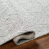 Empoli EPO-2315 9' x 12' Handmade Rug EPO2315-912  Medium Gray Surya