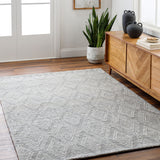 Empoli EPO-2315 9' x 12' Handmade Rug EPO2315-912  Medium Gray Surya