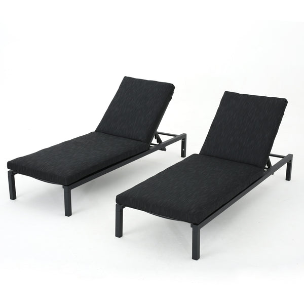 English Elm Christopher Knight Home® - Navan Chaise Lounge Set - Dark Grey Outdoor Comfort With Ergonomic Design, Storage & Style 60802.00MSH