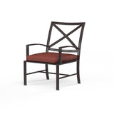 La Jolla Swivel Dining Chair in Canvas Natural w/ Self Welt SW401-11-5404 Sunset West