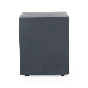English Elm Mgo Concrete Propane Tank Cover Side Table for Modern and Industrial Interiors 59243.00