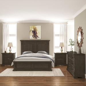 A.R.T. Furniture Heritage Hill Queen Storage Bed With Usb Ports, Elegant Acacia & Oak Design, Dual Footboard Drawers Brown One (1) Usb Port On Each Headboard Post 341135-2816