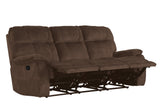 Parker House Cooper - Shadow Brown Manual Glider Reclining Sofa And Two Recliners Brown 100% Polyester (S) Mcoo-311-sbr