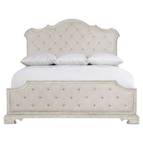Mirabelle Upholstered California King Panel Bed