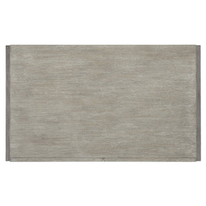 Bernhardt Bernhardt Foundations Cocktail Table With Two-Tone Cerused Acacia, Brushed Steel Accents, Soft-Close Drawers And Rustic Modern Flair Dark Shale; Light Shale 54"W x 32"D x 17.25"H 306021