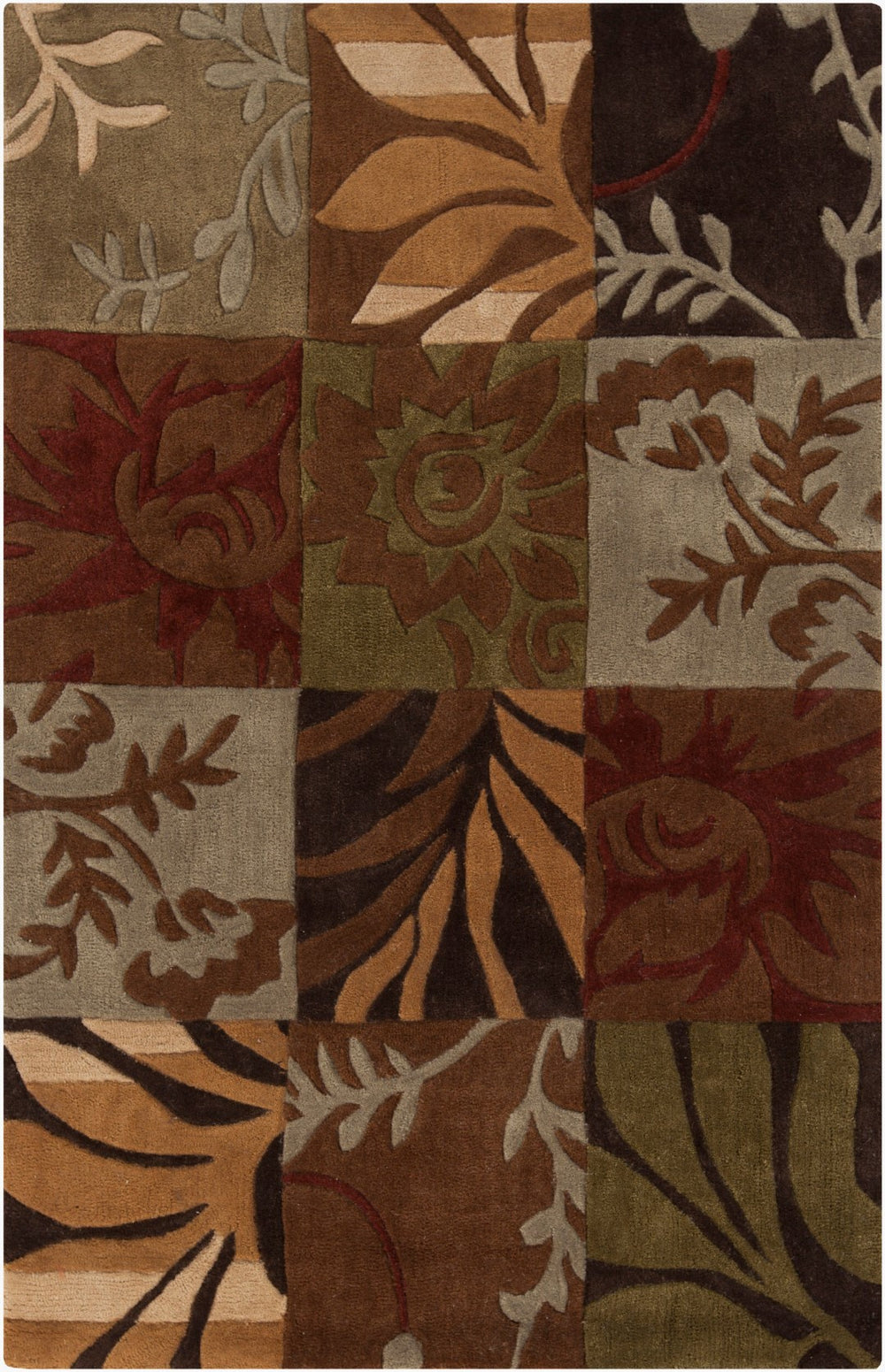 Surya Equinox 3'6" X 5'6" Handmade Rug - Modern Decor, Hand Tufted, Medium Pile, Affordable Luxury Style! Medium Brown Polyester Eqn4800-3656