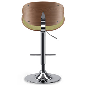English Elm Marana Adjustable Swivel Bar Stool In Acid Green – Stylish Mid-Century Design For Modern Spaces B136P158922