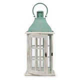 Christopher Knight Home® - Noble House - Hooven Coastal Handcrafted Small Mango Wood Decorative Lantern