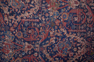Feizy Rugs Rawlins Vintage-inspired Machine Made Polyester Low Pile Oriental Rug - Timeless Elegance For Any Space Red,Blue,Tan Polyester Rln39hgfnvymltf71