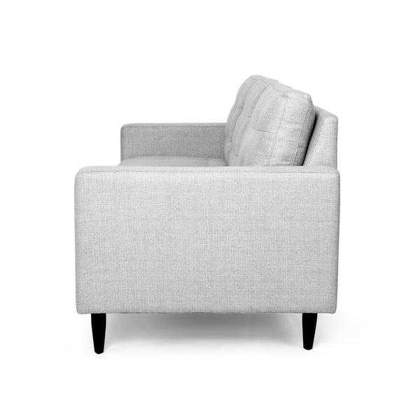 English Elm Christopher Knight Home® - Jenny Modern Tufted Fabric 3-Seater Sofa - Light Grey, Stylish Design, Durable Rubberwood Frame, Easy Assembly 66890.00ALGRY_66890.00BLGRY