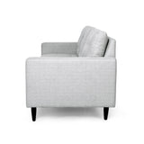 Christopher Knight Home® - Noble House - Jenny Contemporary Tufted Fabric 3-Seater Sofa