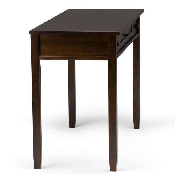 English Elm Warm Shaker Desk In Tobacco Brown – Handcrafted Solid Wood With Modern Storage For Versatile Spaces B136P159733-GIGA