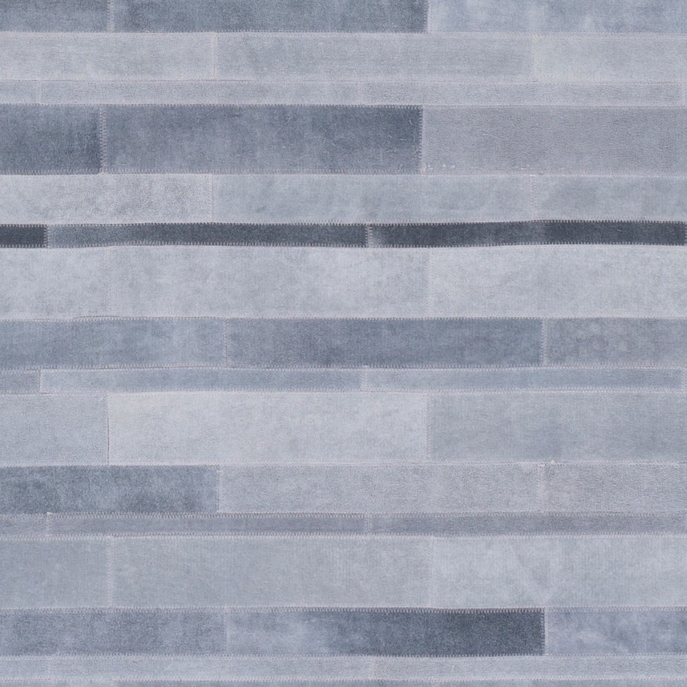 Surya Elvira 8' X 10' Handmade Leather Rug - Rustic Elegance, No Pile, Spot Clean, One Year Warranty! Slate Leather Era1000-810