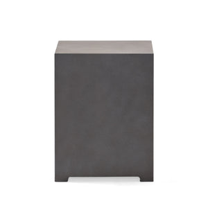 English Elm Propane Tank Cover Outdoor Iron Side Table with Slatted Storage for Fire Pit Patios 67760.00CONRT