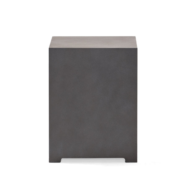English Elm Propane Tank Cover Outdoor Iron Side Table with Slatted Storage for Fire Pit Patios 67760.00CONRT