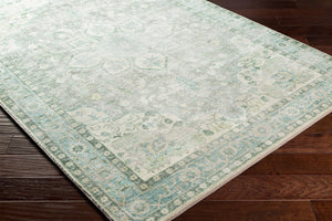 Livabliss Erin Traditional Polyester Accent Rug for Entryway Bedroom or Kitchen High Traffic Use Cream, Gray 2' x 2'11" ERN2309-23