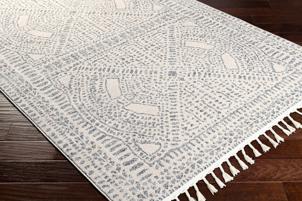 Livabliss Euphoria Moroccan Geometric Polyester Area Rug with Fringe Bohemian Living Room Accent ERP2306-71010