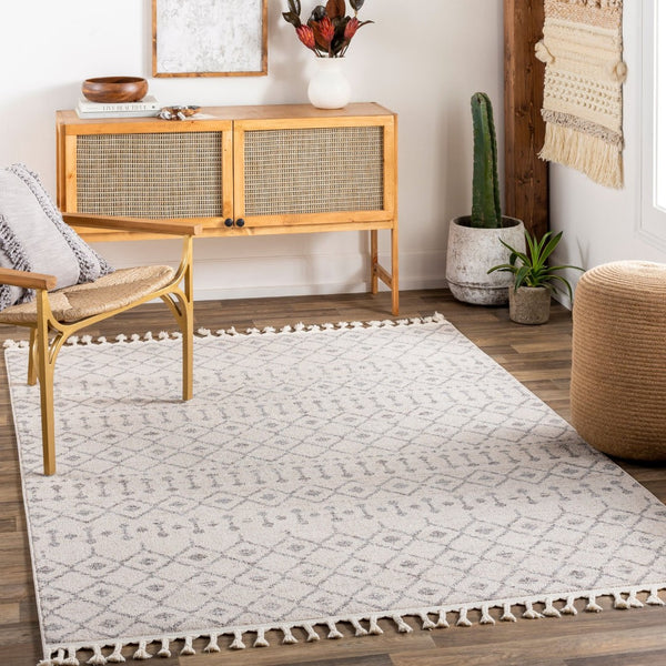 Livabliss Euphoria Bohemian Global Fringe Accent Rug Machine Woven Polypropylene Entryway ERP2321-23