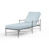 Provence Chaise Lounge in Canvas Skyline w/ Self Welt SW3201-9-14091 Sunset West