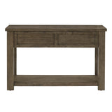 Homelegance By Top-Line Niccolo 48" Console Table Grey Wood