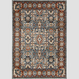 American Heritage Persian Border Machine Woven Polypropylene Transitional Made In USA Area Rug