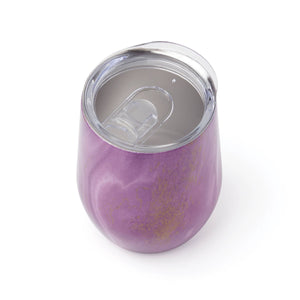 Lenox Cambridge Pink Geode Wine Growler & Tumbler 3-Piece Set NO COLOR METAL E9193PCBWFDS