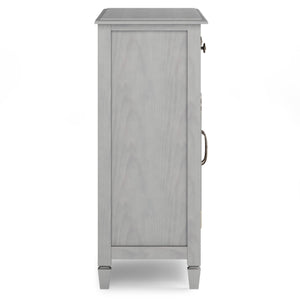 English Elm Connaught Handcrafted Solid Wood Entryway Cabinet In Fog Grey – Timeless Storage For Any Space B136P158540