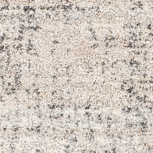 Livabliss Eskimo High Pile Shag Runner Rug Plush Polypropylene for Hallway or Bedside Black, Light Be 5'3" x 7' ESG2300-537