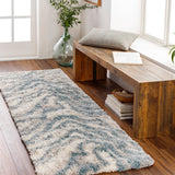 Eskimo Shag ESG-2305 2'7" x 7'3" Machine Woven Rug ESG2305-2773 Livabliss Surya