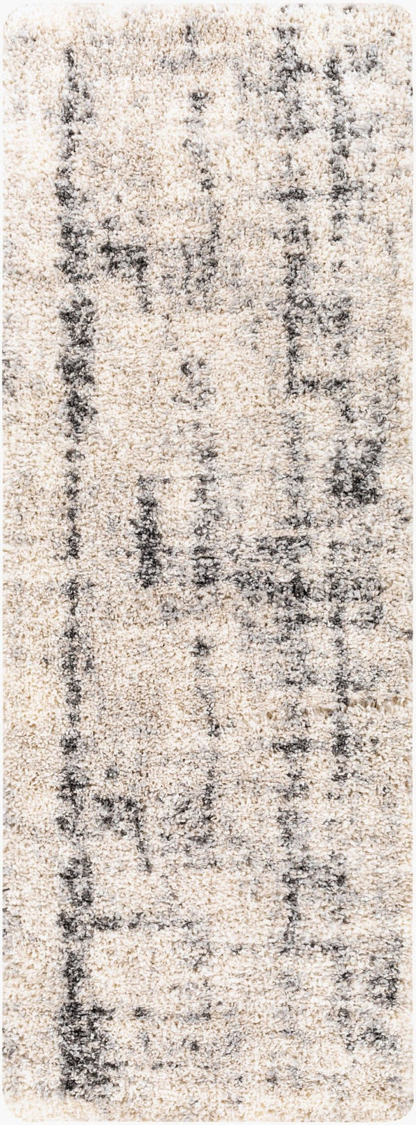 Livabliss Eskimo Shag Plush Polypropylene Runner Rug for Hallway Bedroom or Entryway Decor Light Beige, Cr 2'7" x 7'3" ESG2306-2773