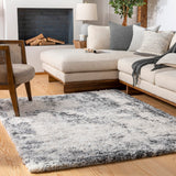 Eskimo Shag ESG-2311 5'3" x 7' Machine Woven Rug ESG2311-537 Livabliss Surya