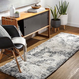 Eskimo Shag ESG-2311 2'7" x 7'3" Machine Woven Rug ESG2311-2773 Livabliss Surya