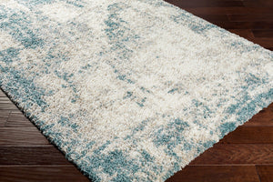 Livabliss Eskimo Plush Shag Area Rug Deep Pile Polypropylene Neutral Living Room Floor Accent Blue, Medium Gr 7'10" x 10' ESG2312-71010