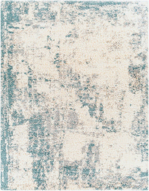 Livabliss Eskimo Plush Shag Area Rug Deep Pile Polypropylene Neutral Living Room Floor Accent Blue, Medium Gr 7'10" x 10' ESG2312-71010