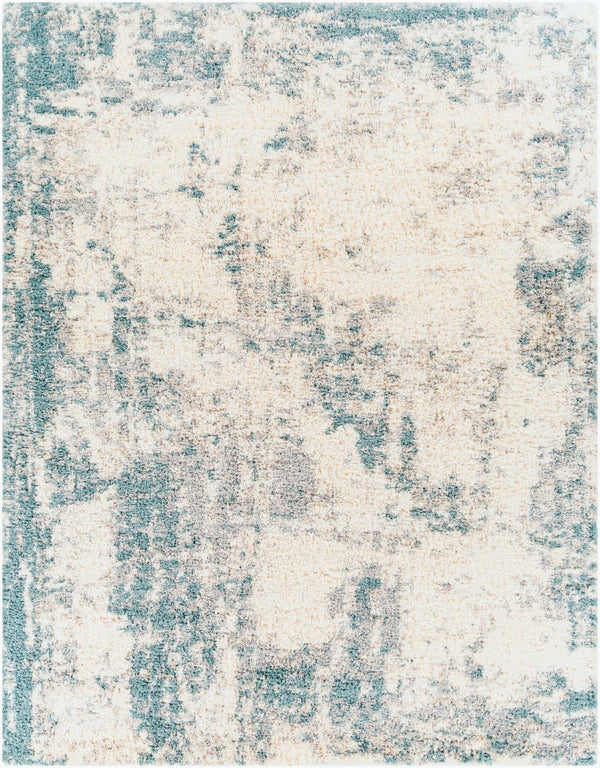 Livabliss Eskimo Plush Shag Area Rug Deep Pile Polypropylene Neutral Living Room Floor Accent Blue, Medium Gr 7'10" x 10' ESG2312-71010