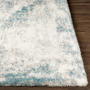 Livabliss Eskimo Plush Shag Area Rug Deep Pile Polypropylene Neutral Living Room Floor Accent Blue, Medium Gr 7'10" x 10' ESG2312-71010