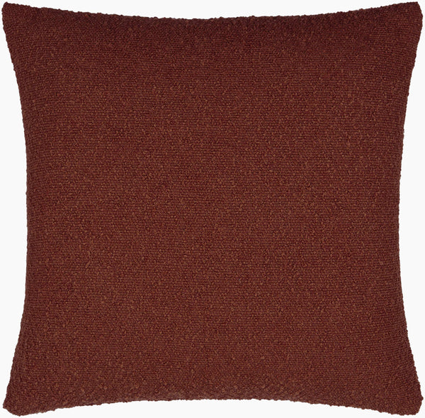 Surya Eesha Modern 18"X18" Accent Pillow - Stylish, Durable, And Comfortable Home Decor For Any Space Rust Polyester,Polyester Esh005-1818d