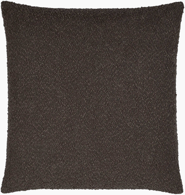 Surya Eesha Modern 18"X18" Accent Pillow - Stylish, Durable, And Comfortable Home Decor For Any Space Charcoal Polyester,Polyester Esh007-1818