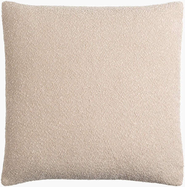 Surya Eesha Modern 18"X18" Accent Pillow - Stylish, Durable, And Comfortable Home Decor For Any Space Light Gray Polyester,Polyester Esh009-2020