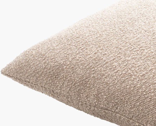 Surya Eesha Modern 18"X18" Accent Pillow - Stylish, Durable, And Comfortable Home Decor For Any Space Light Gray Polyester,Polyester Esh009-2020