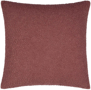 Surya Eesha Modern 18"X18" Accent Pillow - Stylish, Durable, And Comfortable Home Decor For Any Space Burgandy Polyester,Polyester Esh010-2020