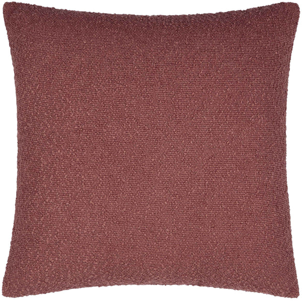 Surya Eesha Modern 18"X18" Accent Pillow - Stylish, Durable, And Comfortable Home Decor For Any Space Burgandy Polyester,Polyester Esh010-2020